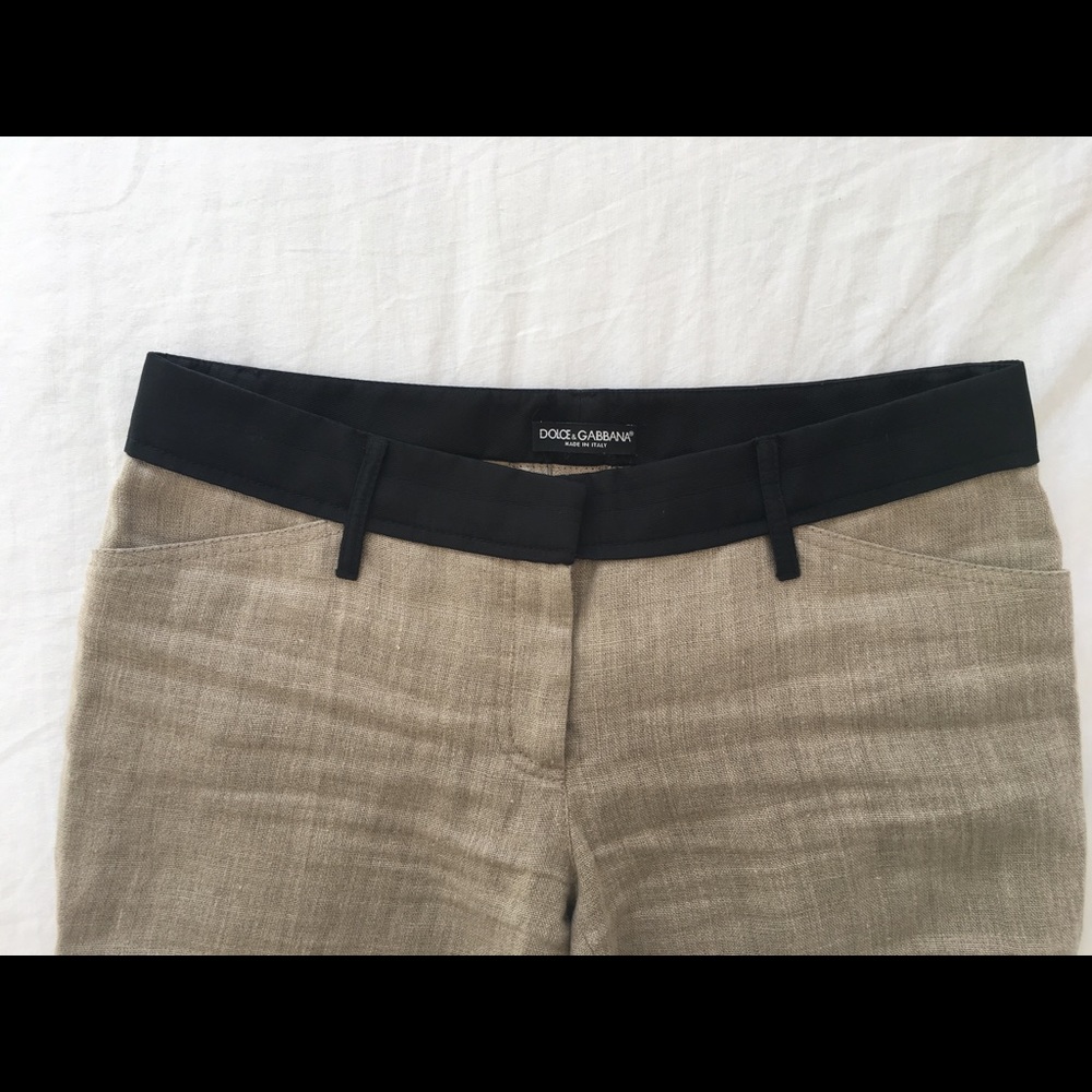 Beautiful linen Dolce & Gabbana trousers